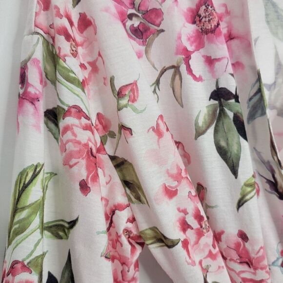 𝅺show ME YOUR MUMU Brie Robe Multicolor Short Sleeve Kimono Floral Cardigan - Picture 6 of 14